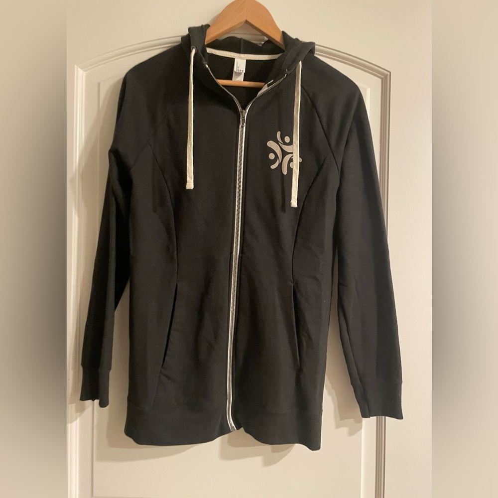 District Tri Perfect Black Hoodie with Logo